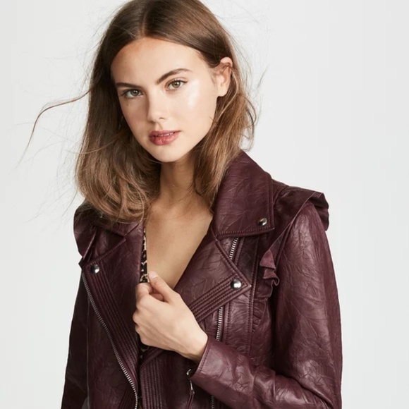 PAIGE Annika leather moto jacket S - Picture 13 of 14